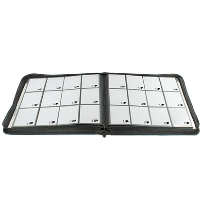 Ultra PRO 12-Pocket Zippered PRO-Binder - Silver