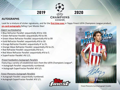 Topps Finest Champions League 2019/20 - Hobby Box