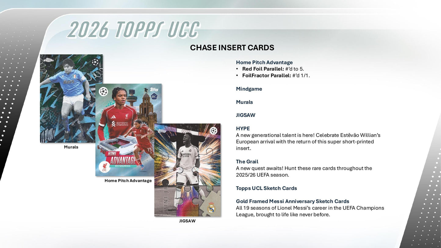 Topps UEFA Club Competitions Flagship 2025/26 - Hobby Box