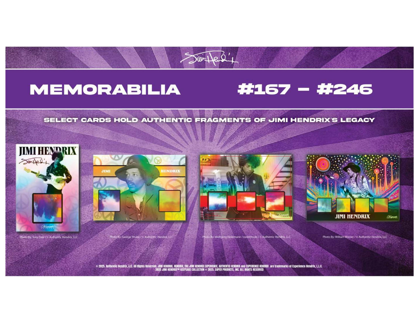 Keepsake Jimi Hendrix Collection 2025 - Hobby Box