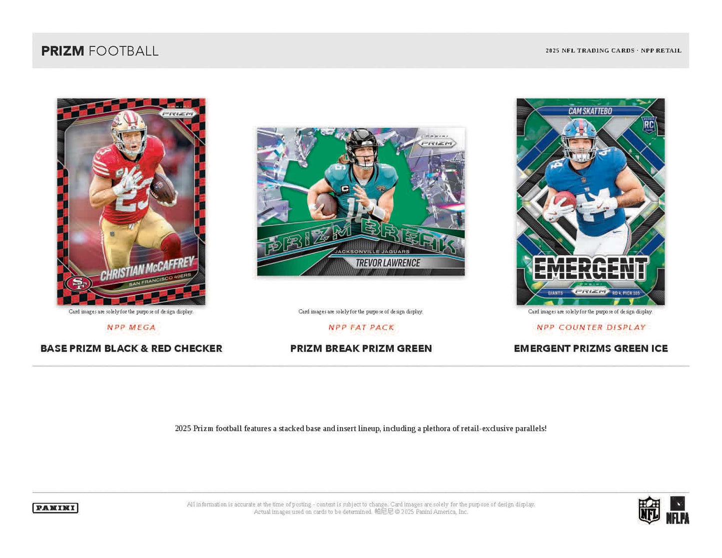 Panini Prizm Football 2025 - Fat Pack
