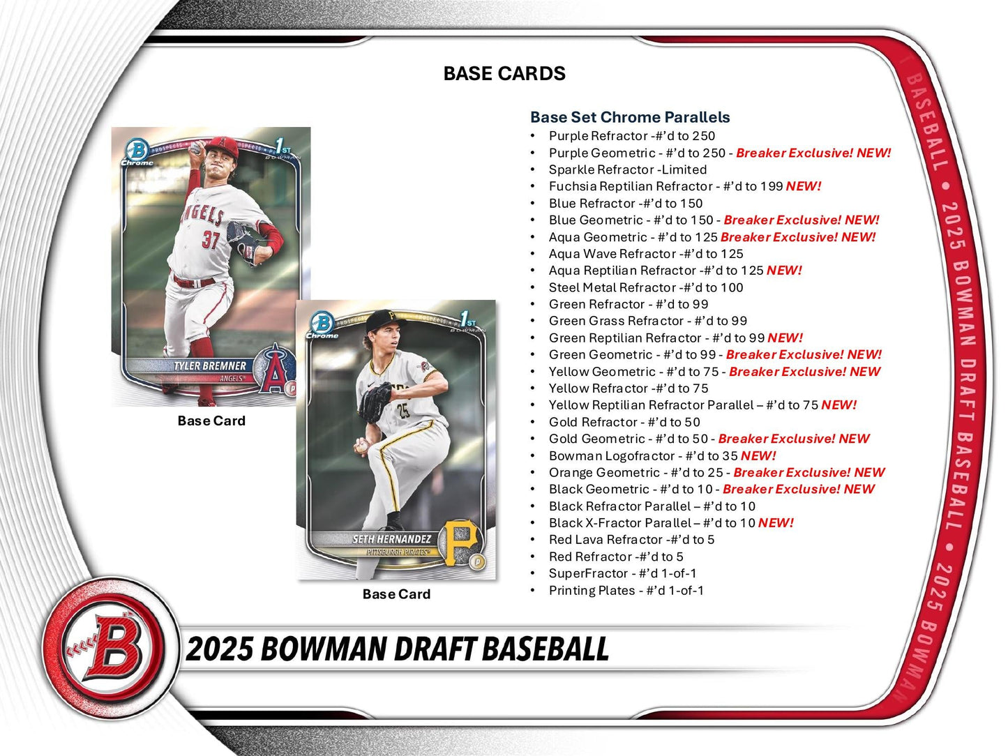 Topps Bowman Draft Baseball 2025 - Breakers Delight