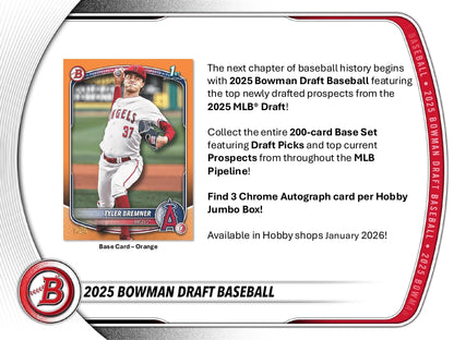 Topps Bowman Draft Baseball 2025 - Hobby Box