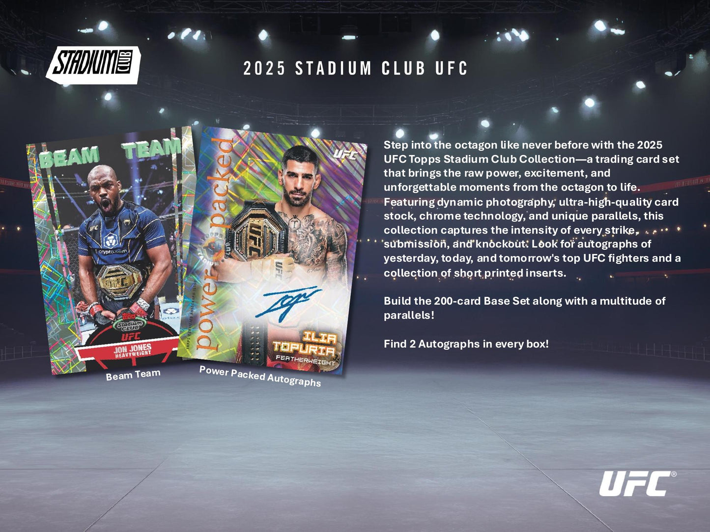 Topps Stadium Club UFC 2025 - Hobby Box