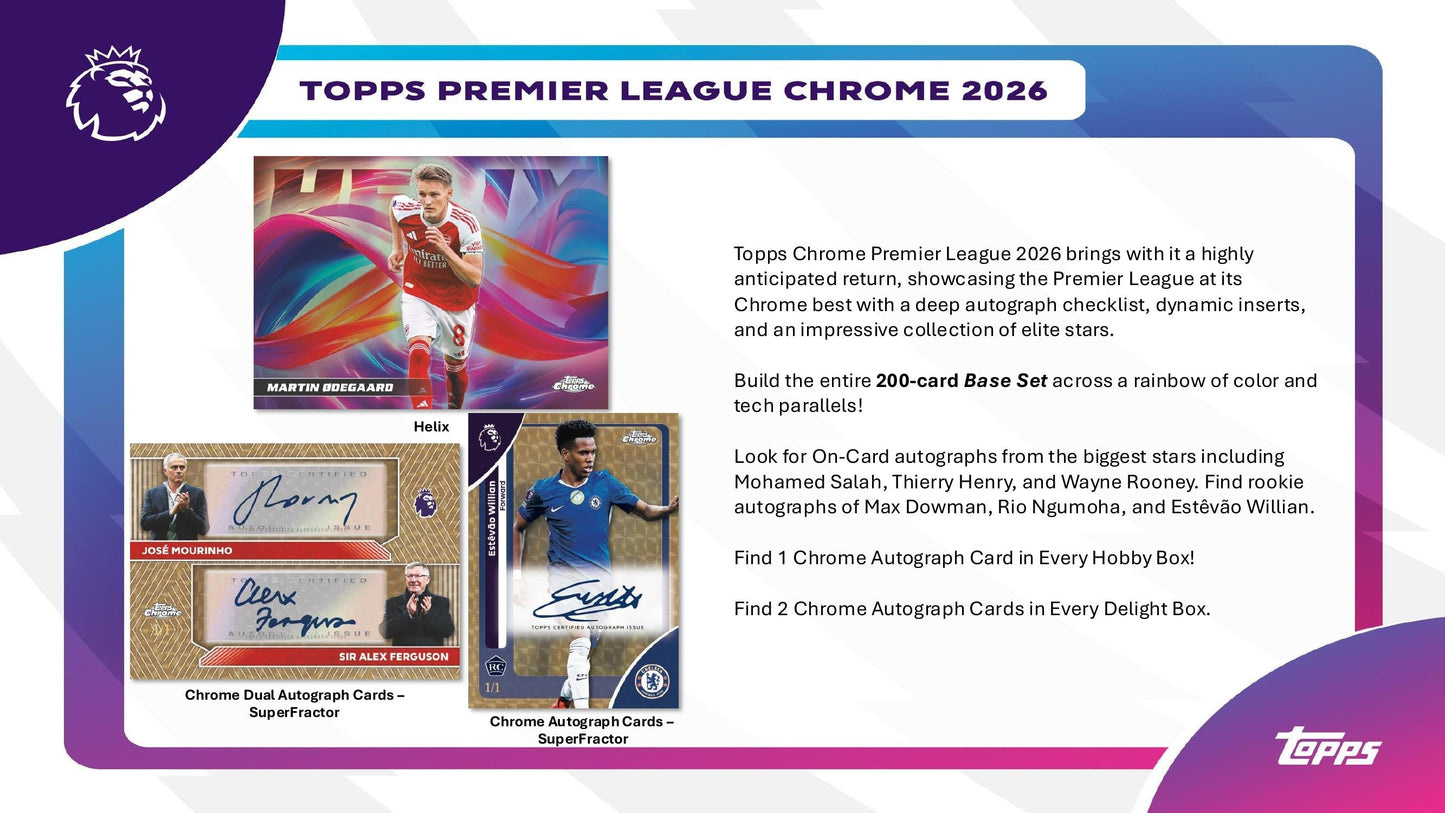 Topps Chrome Premier League 2025/26 - Chrome Tin
