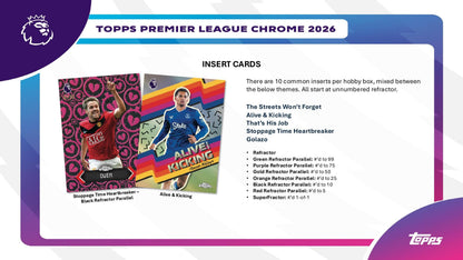 Topps Chrome Premier League 2025/26 - Hanger Pack