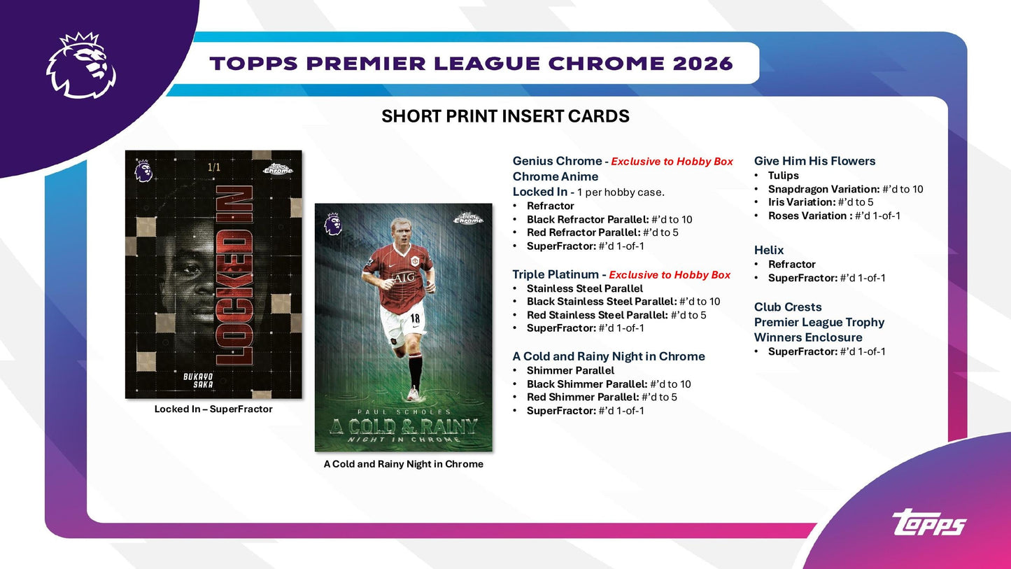 Topps Chrome Premier League 2025/26 - Chrome Tin