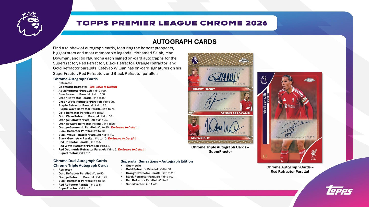Topps Chrome Premier League 2025/26 - Chrome Tin