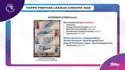 Topps Chrome Premier League 2025/26 - Hobby Box