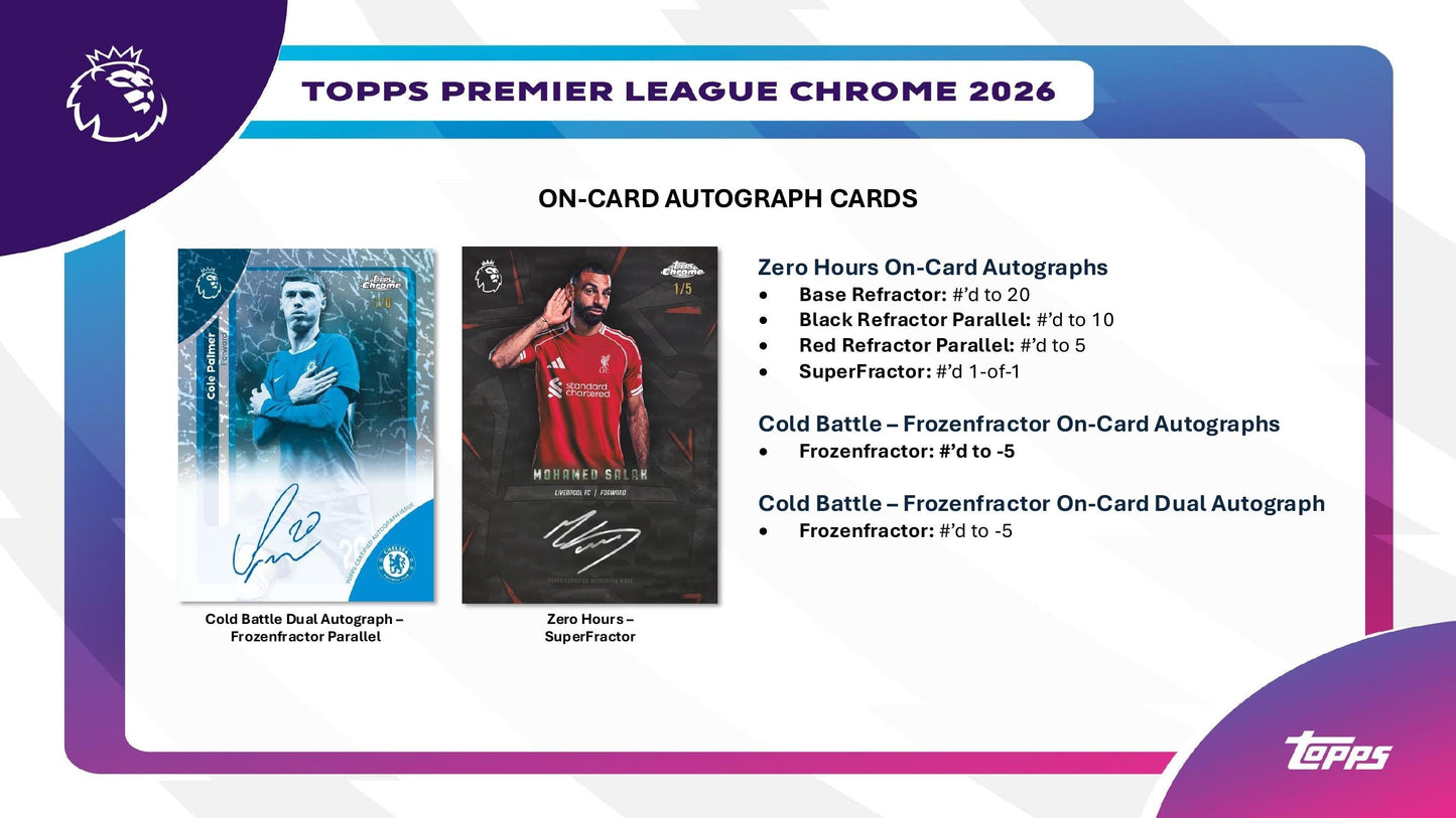 Topps Chrome Premier League 2025/26 - Value Box