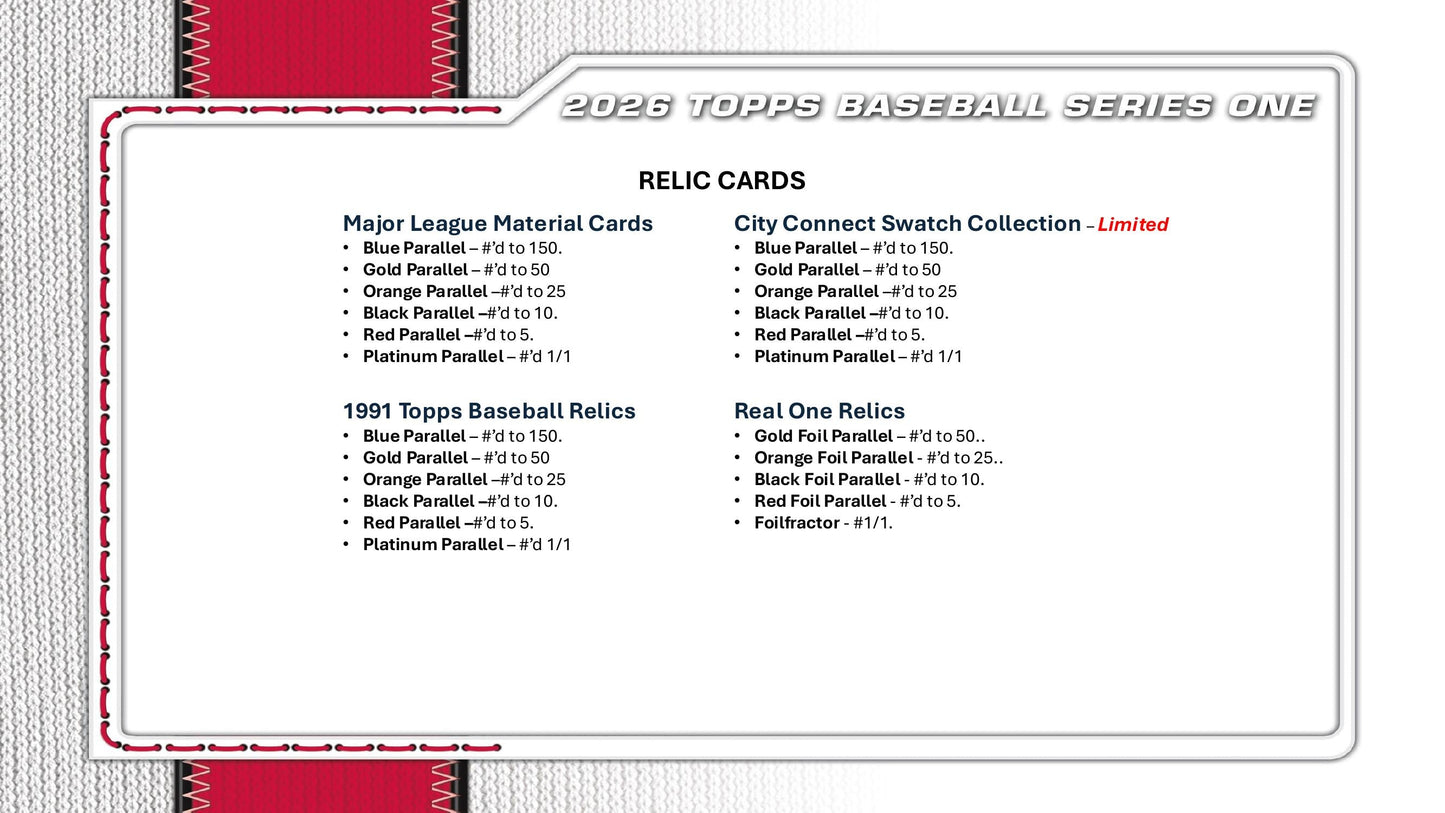 Topps MLB Baseball Series 1 2026 - Value Box