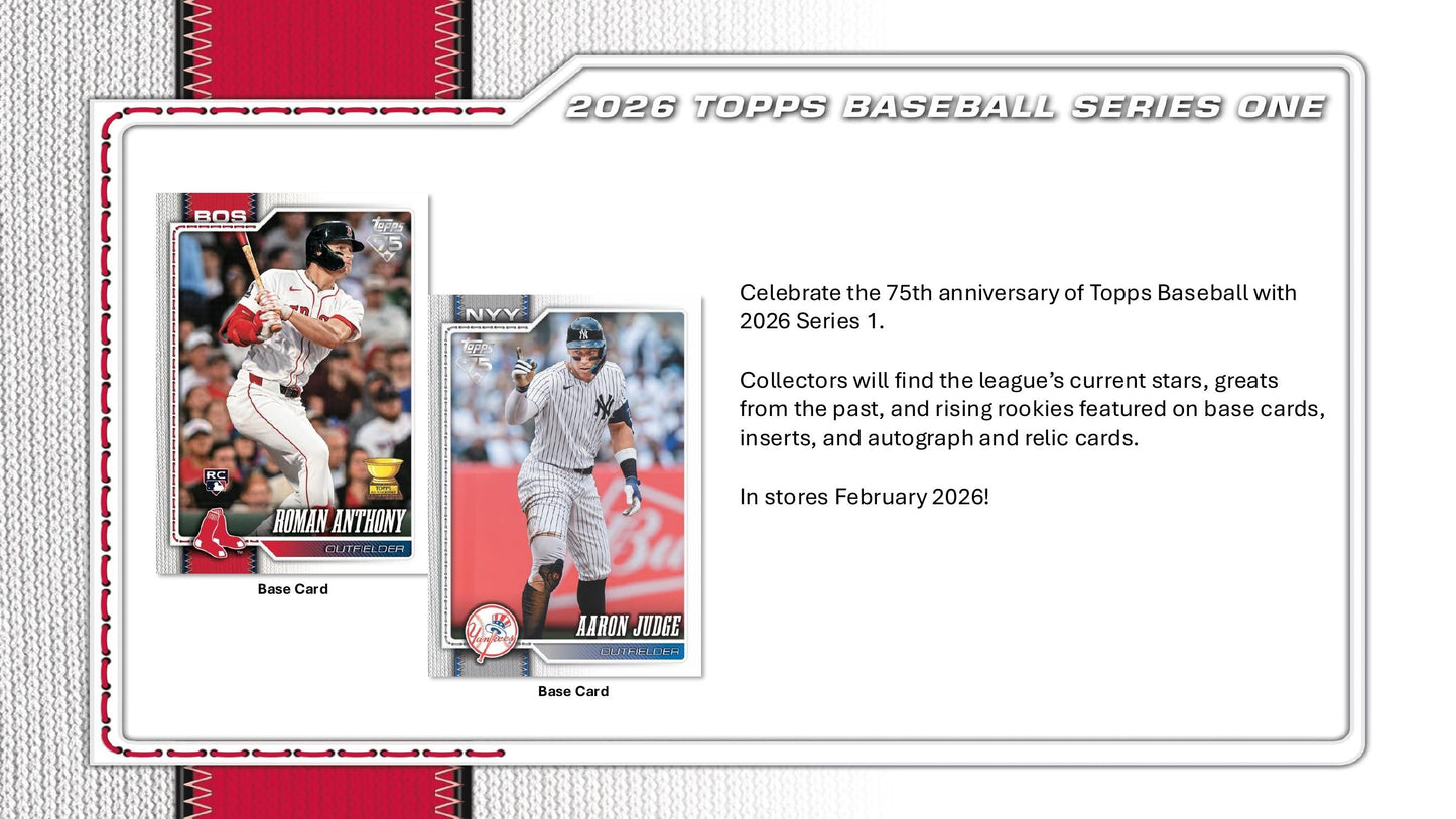 Topps MLB Baseball Series 1 2026 - Value Box