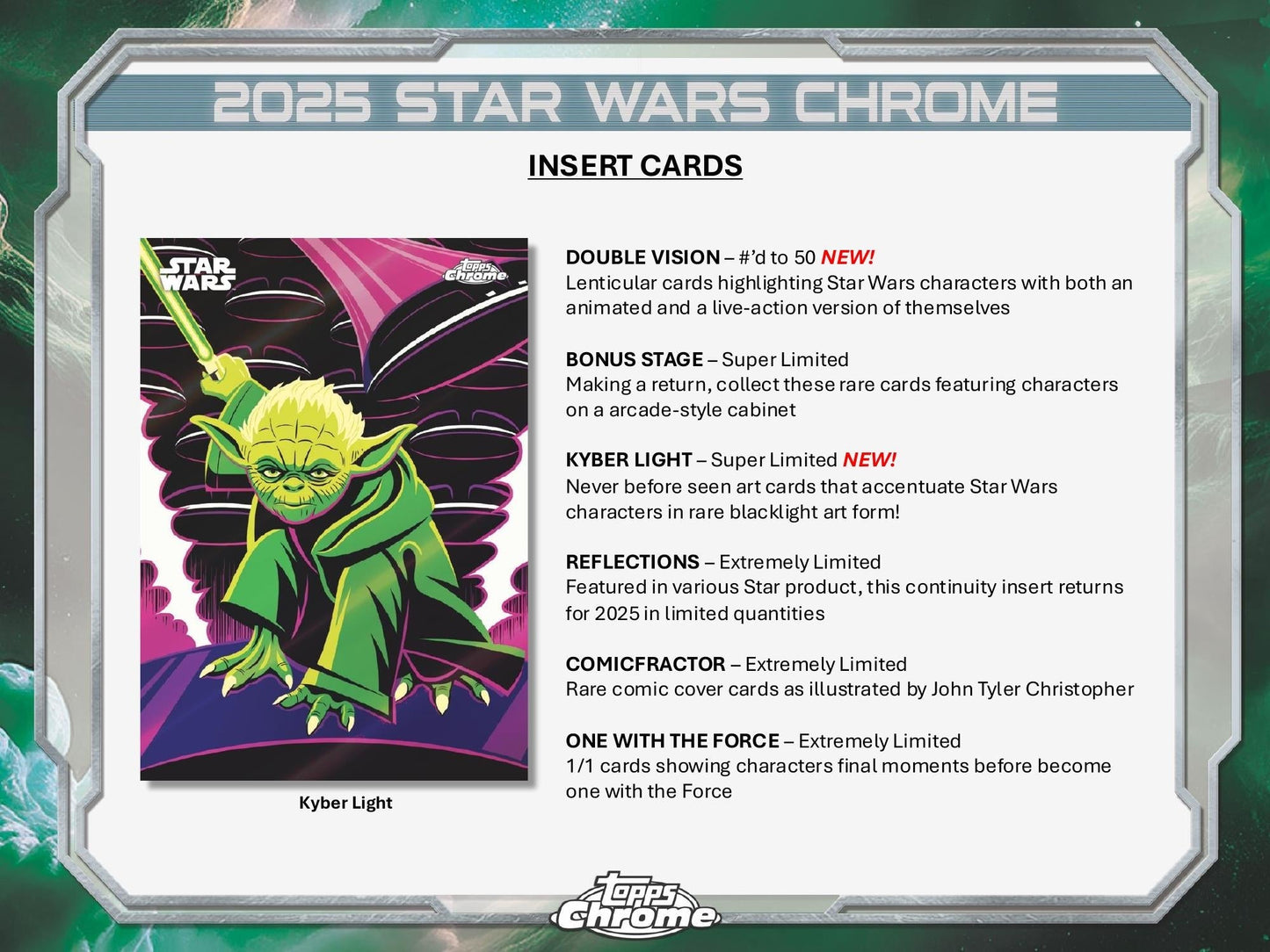 Topps Chrome Star Wars 2025 - Hobby Box