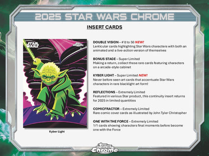 Topps Chrome Star Wars 2025 - Hobby Box