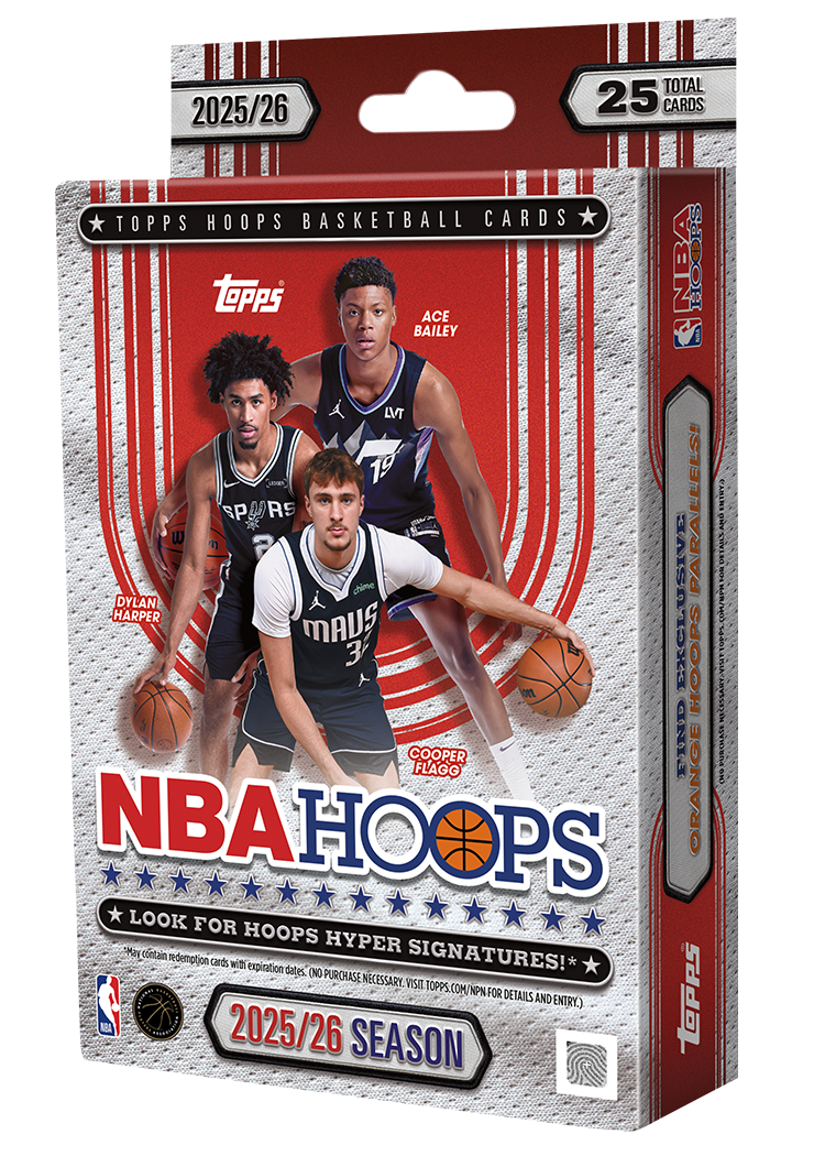 Topps NBA Hoops Basketball 2025/26 - Hanger Box