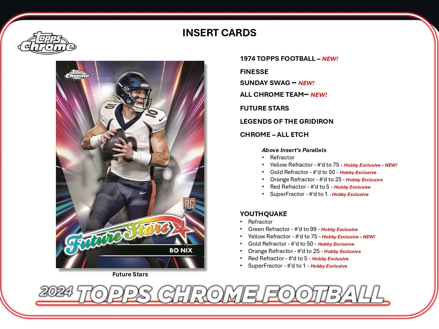 Topps Chrome Football 2024 - Breaker's Delight (Breaks only)