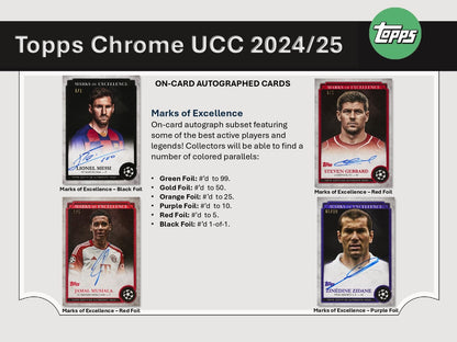 Topps Chrome UEFA Club Competitions 2024/25 - Breaker's Delight