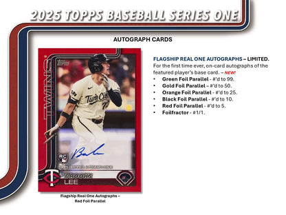 Topps MLB Baseball Series 1 2025 - Mega Box