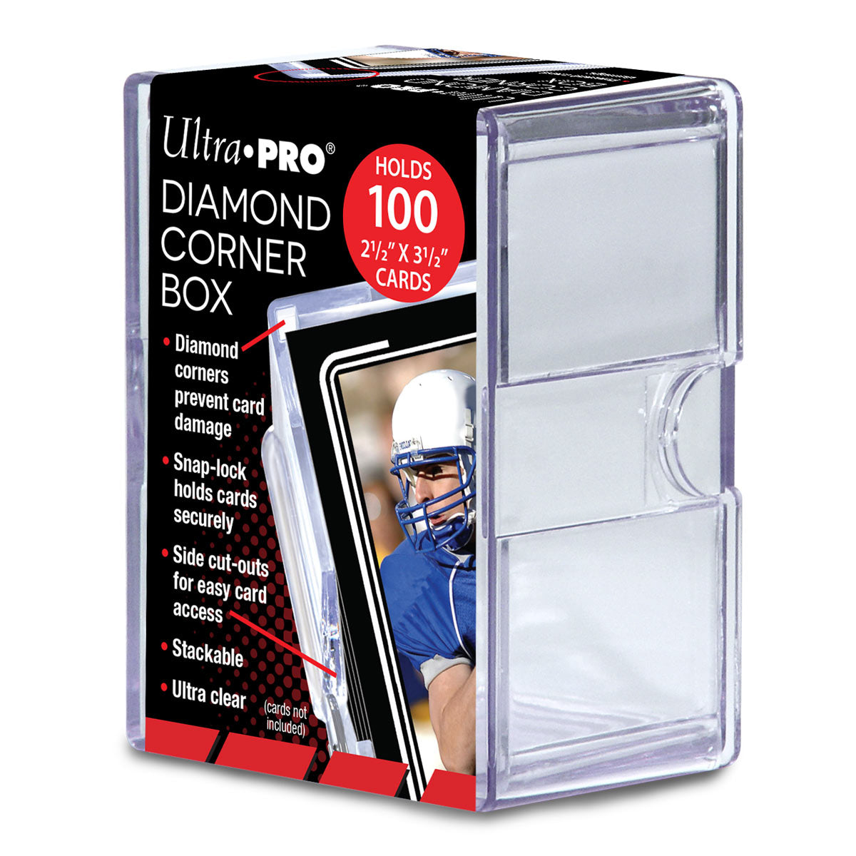 Ultra PRO Box With Diamond Corners 100ct Card Storage