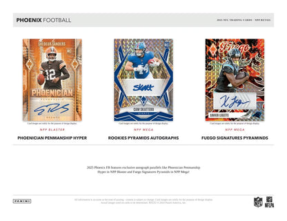 Panini Phoenix Football 2025 - Mega Box