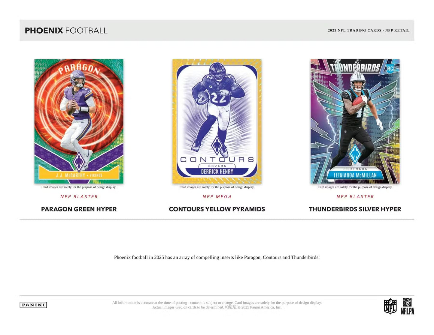 Panini Phoenix Football 2025 - Mega Box