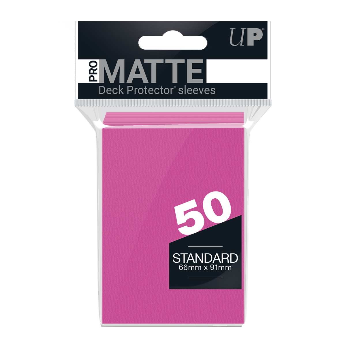 Ultra PRO PRO-Matte Standard Deck Protector sleeves - Bright Pink (50)
