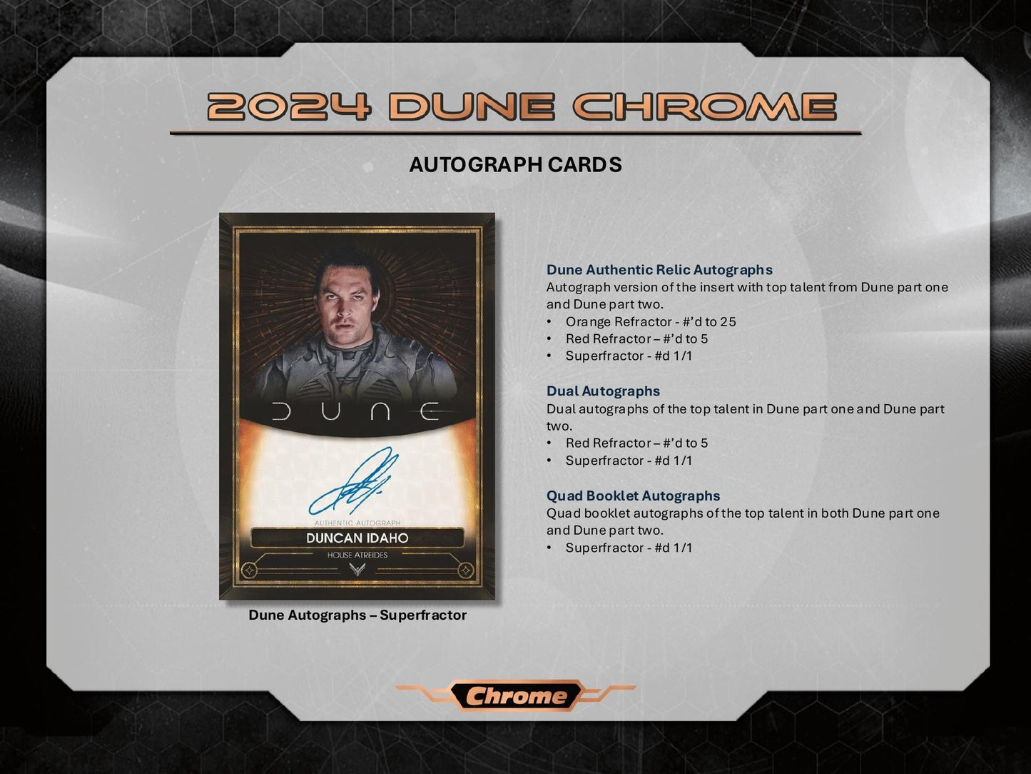 Topps Chrome Dune 2024 - Hobby Box