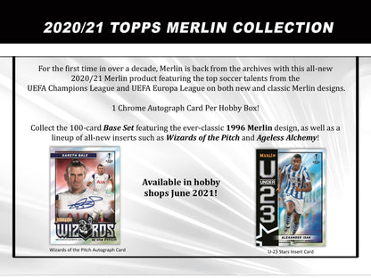 Topps Merlin UEFA Chrome 2020/21 - Hobby box