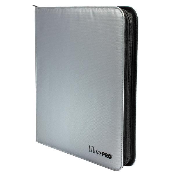 Ultra PRO 12-Pocket Zippered PRO-Binder - Silver