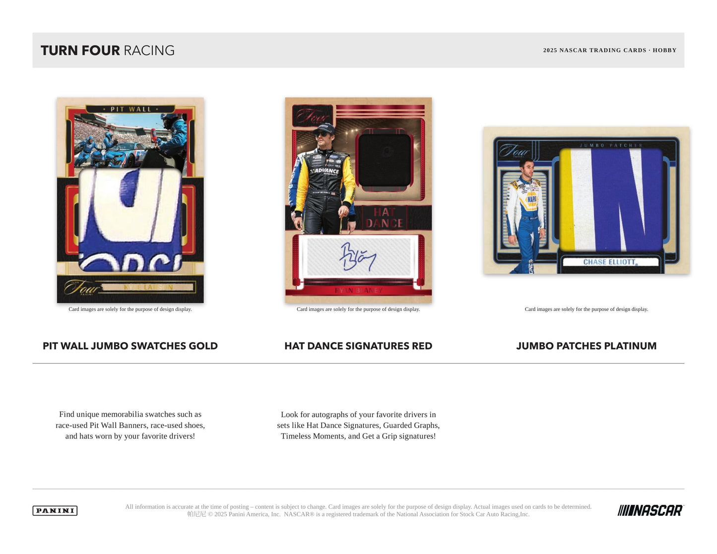 Panini Turn Four NASCAR Racing 2025 - Hobby Box