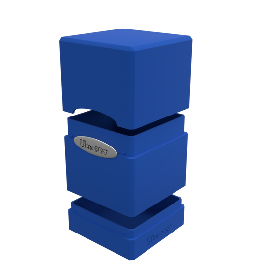 Ultra PRO Satin Tower Deck Box - Pacific Blue