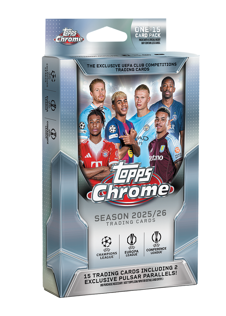 Topps Chrome UEFA Club Competitions 2025/26 - Hanger Pack