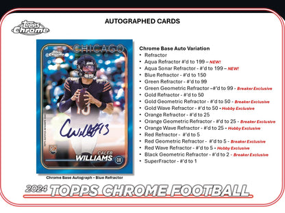 Topps Chrome Football 2024 - Breaker's Delight (Breaks only)