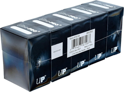 Ultra PRO Deck Box Bundle (5-pack) - Black