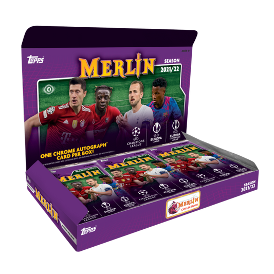 Topps Merlin UEFA Chrome 2021/22 - Hobby Box