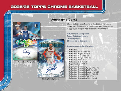 Topps Chrome Basketball 2025/26 - Mega Box