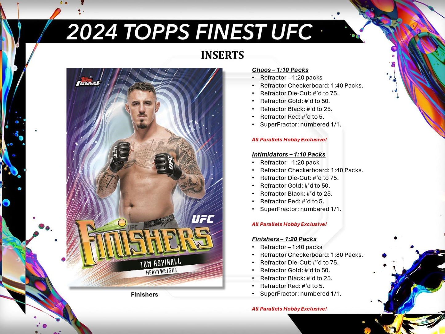 Topps Finest UFC 2024 - Hobby Box