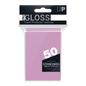 Ultra PRO PRO-Gloss Standard Deck Protector sleeves - Bright Pink (50)
