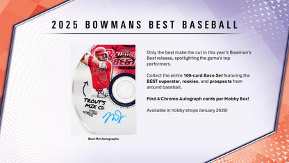 Topps Bowman Best Baseball 2025 - Hobby Box