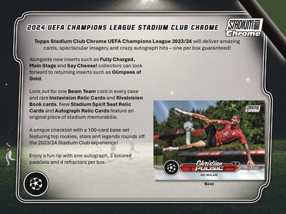 Topps Stadium Club Chrome UEFA 2023/24 - Hobby Box