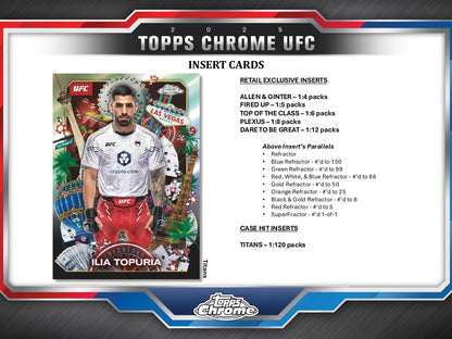 Topps Chrome UFC 2025 - Mega Box