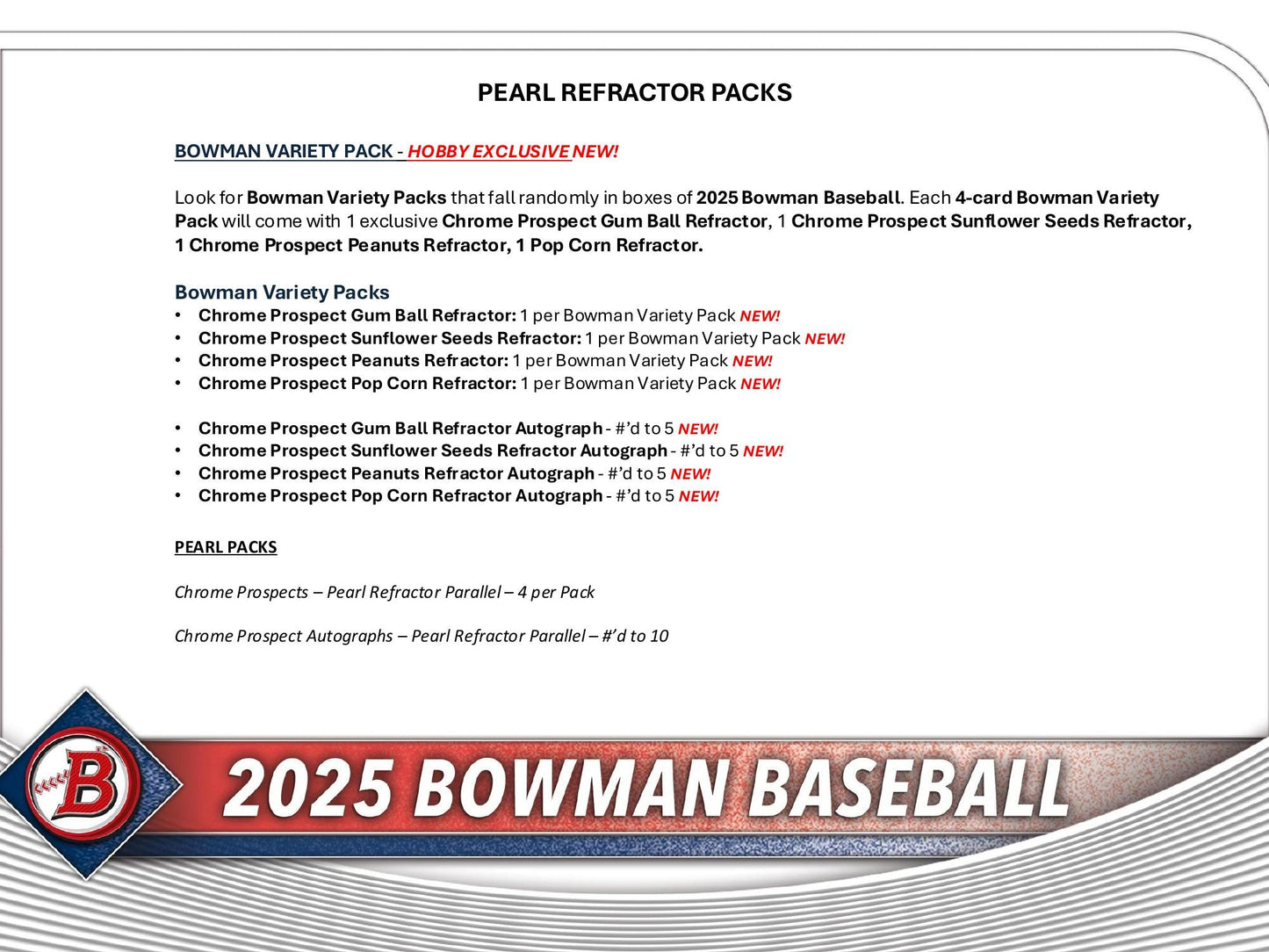 Topps Bowman Baseball 2025 - Hobby Box
