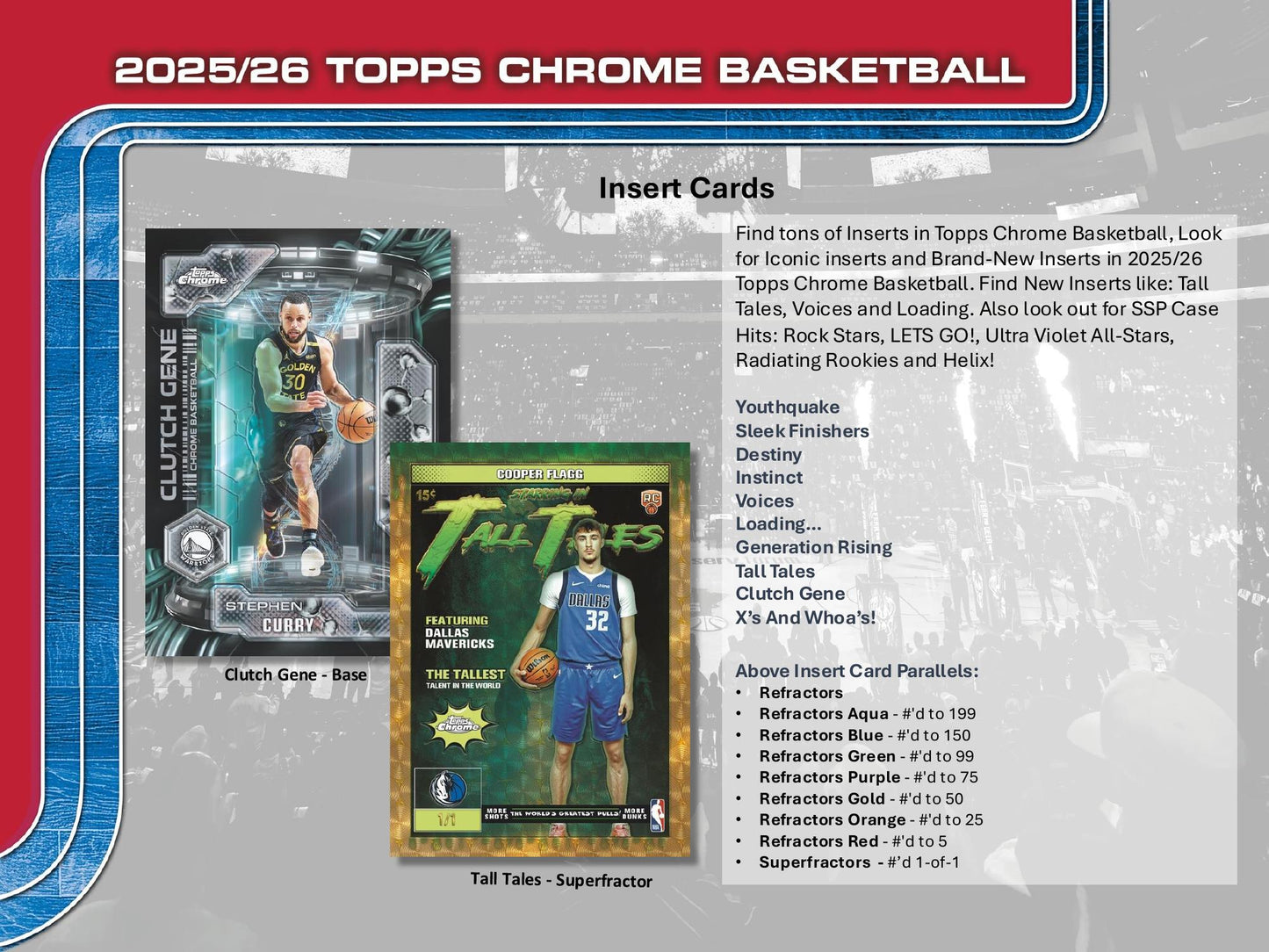 Topps Chrome Basketball 2025/26 - Hobby Box