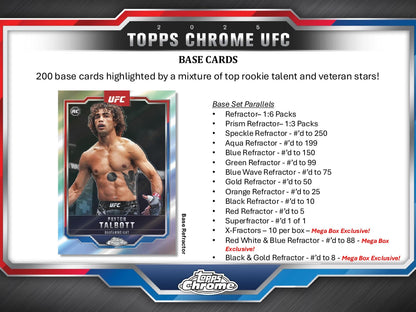 Topps Chrome UFC 2025 - Mega Box
