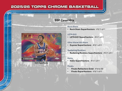 Topps Chrome Basketball 2025/26 - Hobby Box