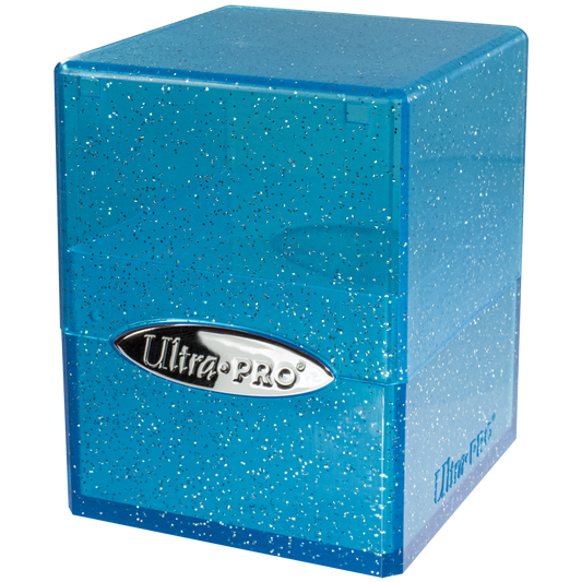 Ultra PRO Satin Cube Deck Box - Glitter Blue