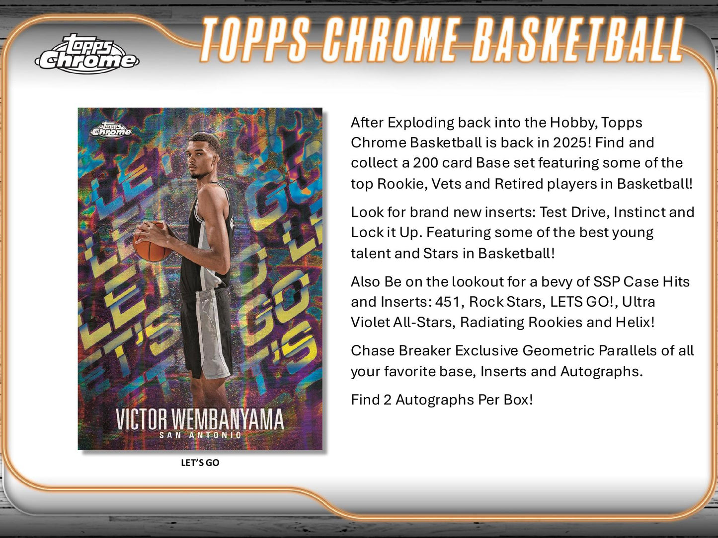 Topps Chrome Basketball 2024/25 - Breaker's Delight