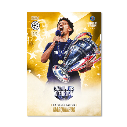 Topps Paris Saint-Germain Champions d’Europe 2025
