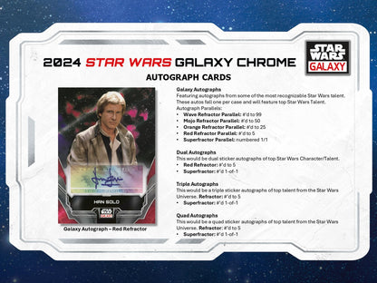 Topps Chrome Star Wars Galaxy 2024 - Hobby Box