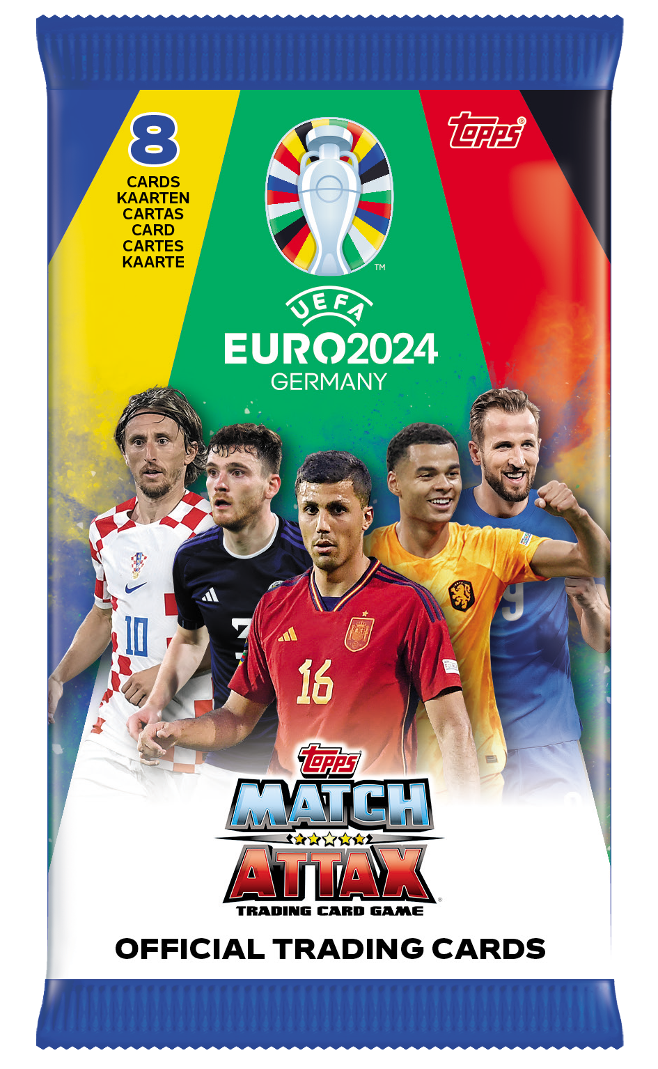 Topps EURO 2024 Match Attax - Booster Pakke